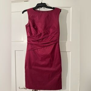 Ann Taylor Rich Burgundy Mini Dress